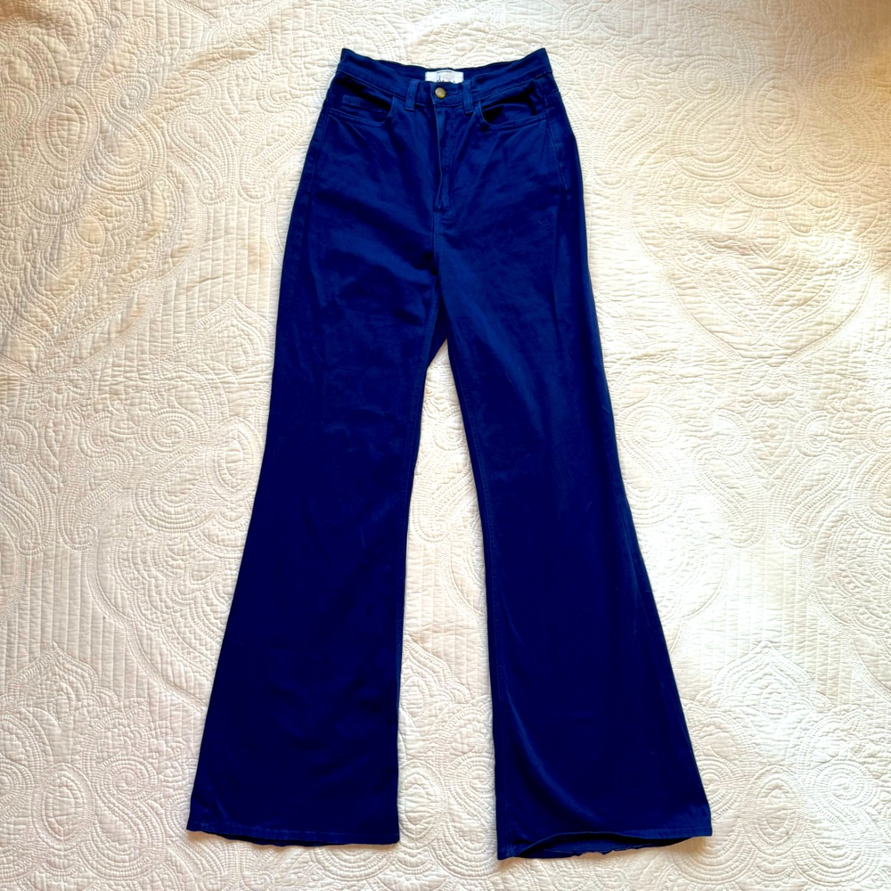 American Apparel High Rise Flare Bellbottom Jeans